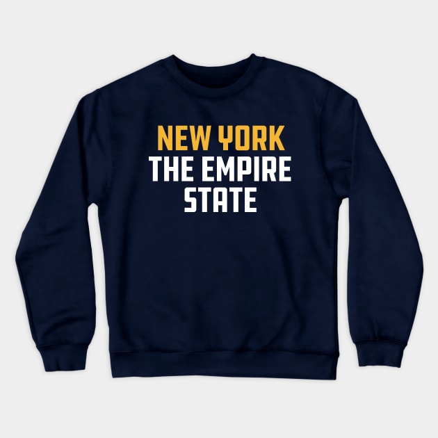 New York State: The Empire State Crewneck Sweatshirt by whereabouts